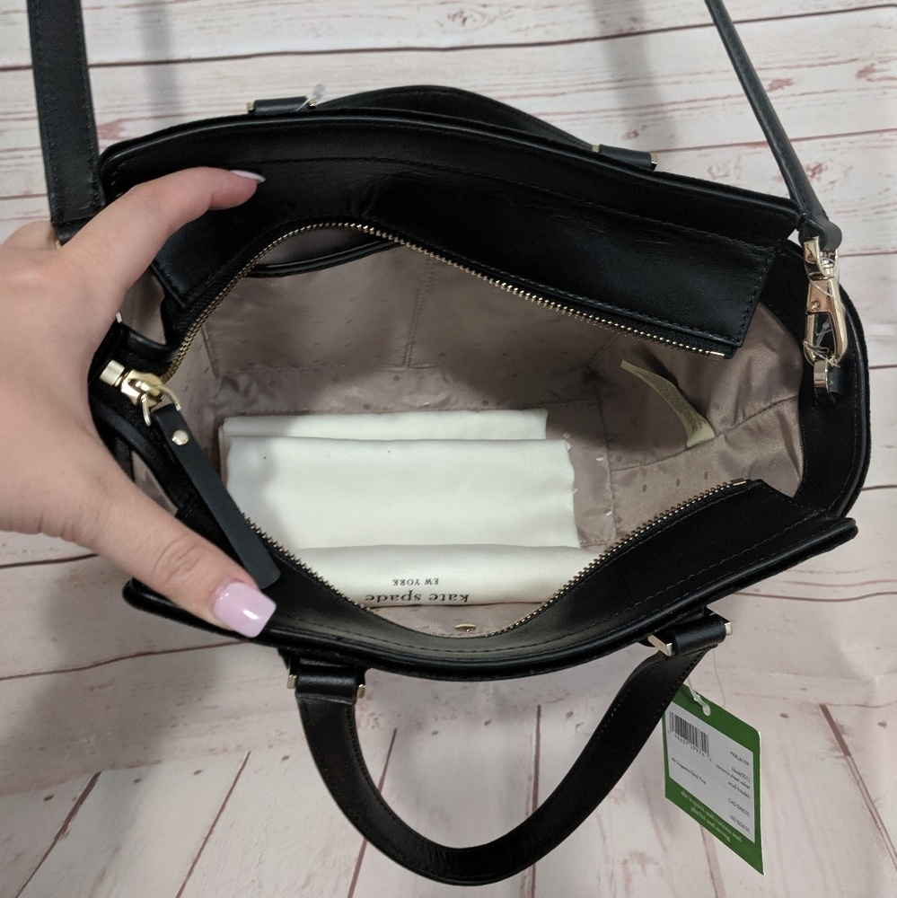 Kate Spade Small Cameron Hayden Velvet Satchel - Picture 7 of 8